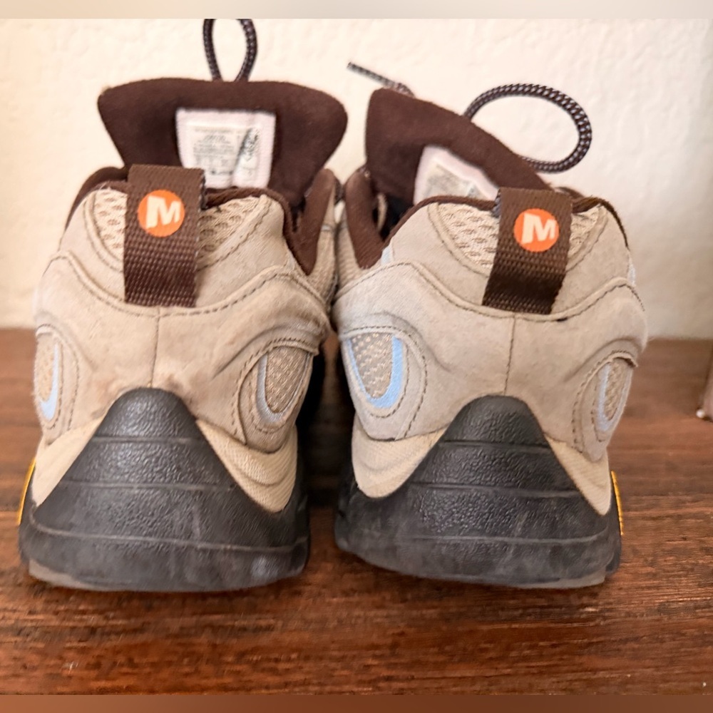 Merrell Women’s Moab 2 Waterproof Brindle Hiking Shoes, Size M 9.5 gently used - Picture 7 of 11